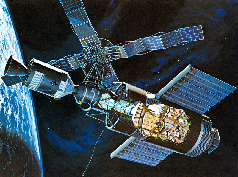 Illustration for article titled Get lost in these fascinating spacecraft cutaway illustrations